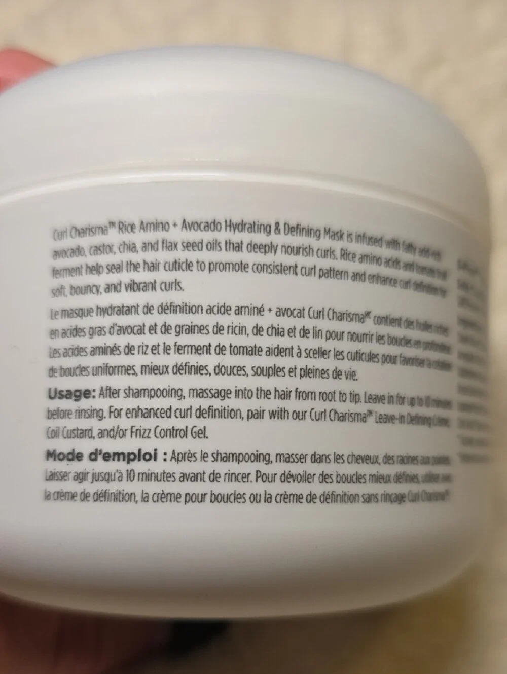 Briogeo Curl Charisma Hydrating & Defining Mask - White with Purple Accent